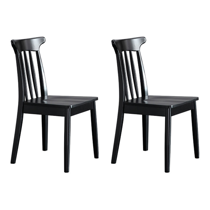 Sillas de comedor estilo moderno Sillas de comedor sin brazos con patas de madera