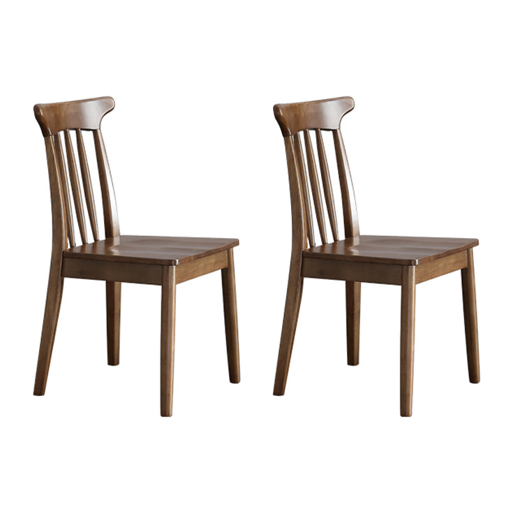 Sillas de comedor estilo moderno Sillas de comedor sin brazos con patas de madera