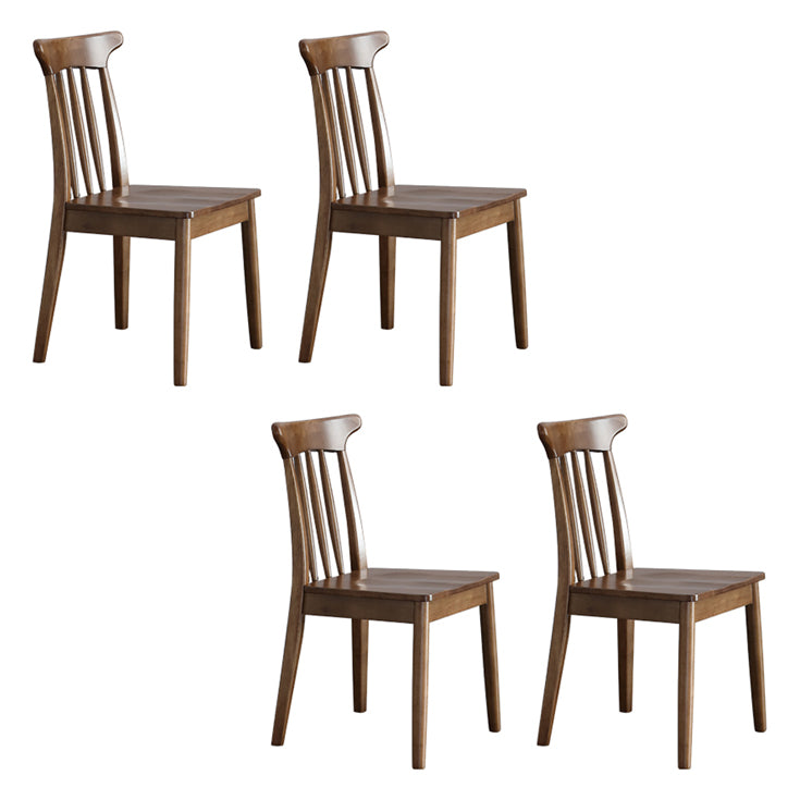 Sillas de comedor estilo moderno Sillas de comedor sin brazos con patas de madera