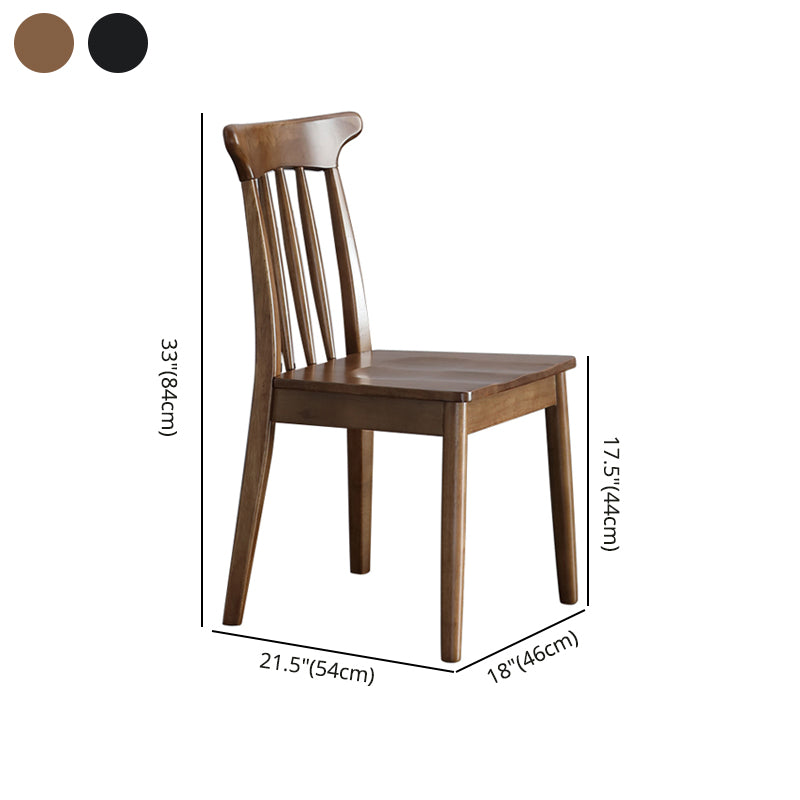 Sillas de comedor estilo moderno Sillas de comedor sin brazos con patas de madera