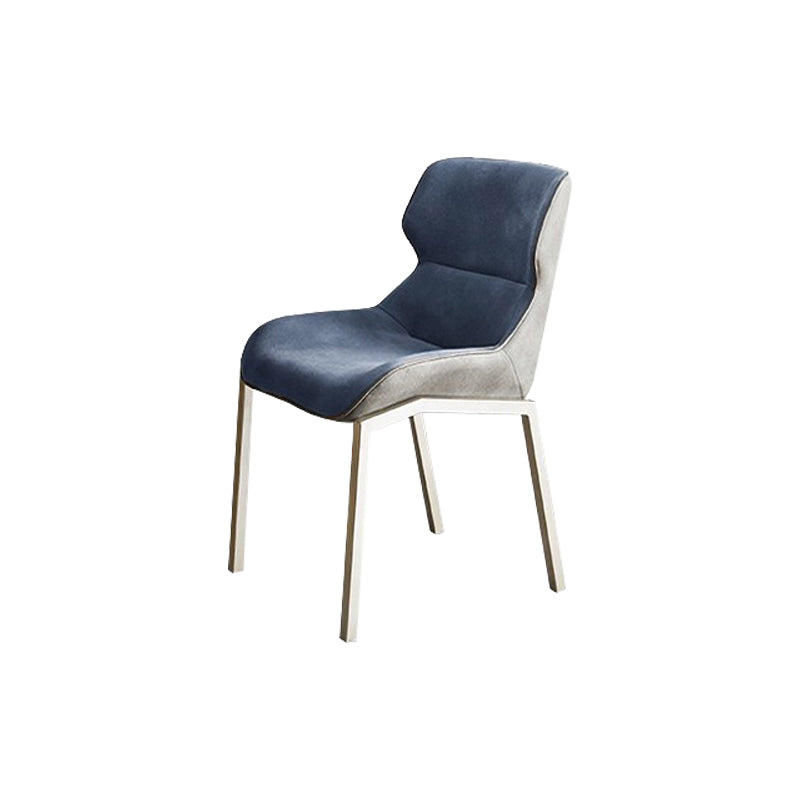 Sillas de comedor de cuero con sillón Wingback Parsons de estilo contemporáneo para uso doméstico