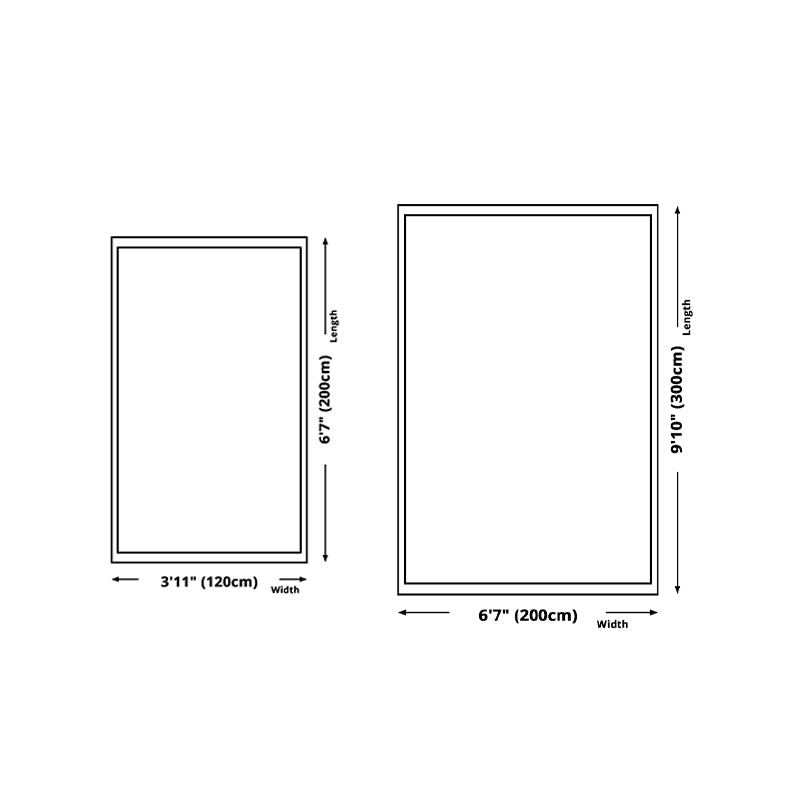 Minimalist Graphic Print Rug Polyester Indoor Rug Stain Resistant Area Carpet for Home Decoration