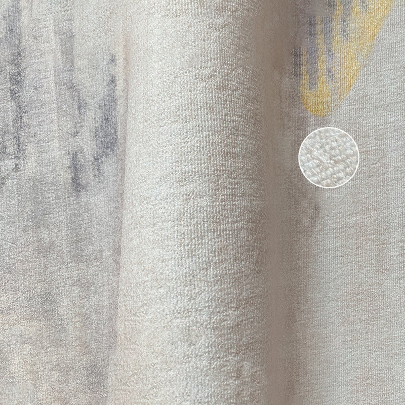 Geometría informal alfombra de poliéster de alfombra de alfombra estampada alfombra resistente a las manchas para la decoración del hogar