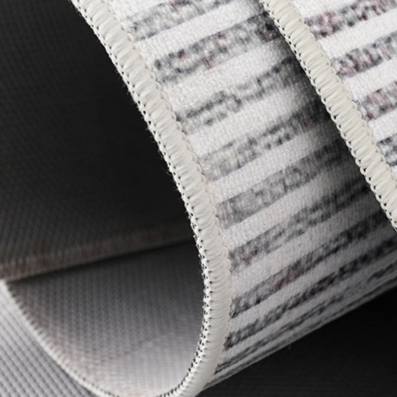 Minimalist Geometry Print Area Carpet Polyester Indoor Rug Non-Slip Backing Area Rug for Living Room