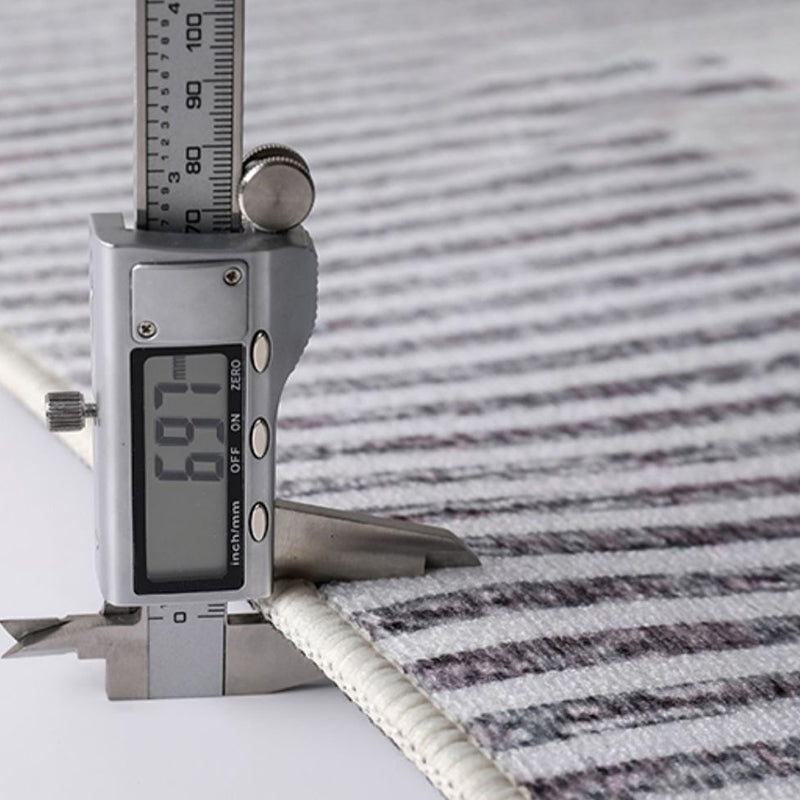 Minimalist Geometry Print Area Carpet Polyester Indoor Rug Non-Slip Backing Area Rug for Living Room