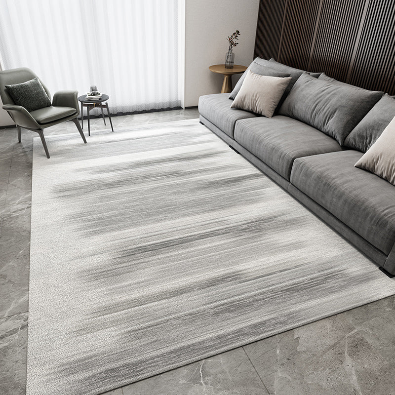 Minimalist Geometry Print Area Carpet Polyester Indoor Rug Non-Slip Backing Area Rug for Living Room