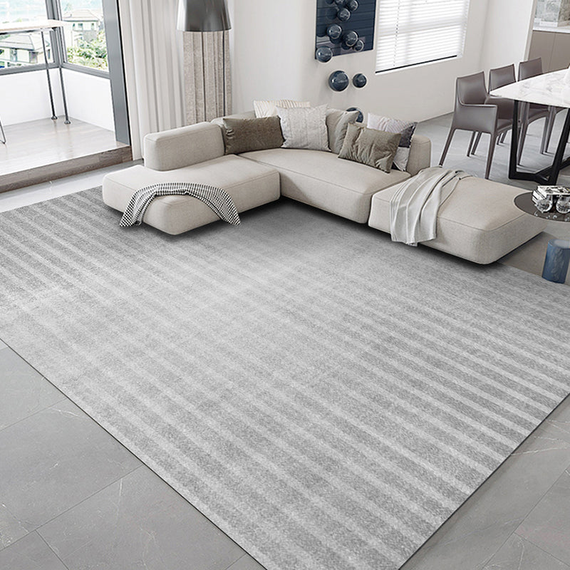 Minimalist Geometry Print Area Carpet Polyester Indoor Rug Non-Slip Backing Area Rug for Living Room