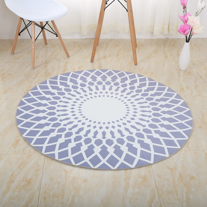 Yellow Modern Rug Polyester Sunflower Rug Washable Area Rug for Home Decor