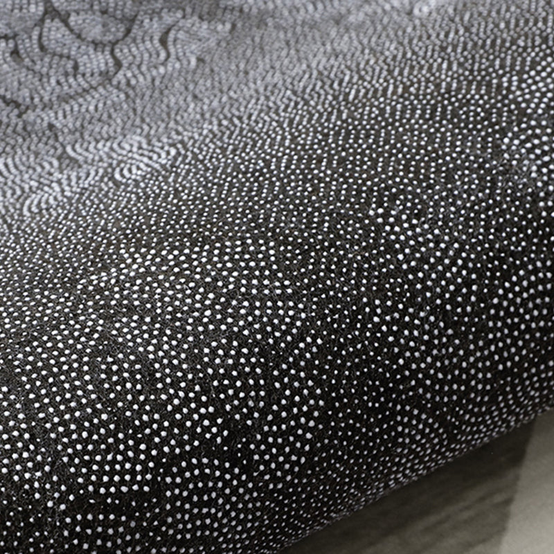 Trendy Rectangle Print Indoor Rug Polyester Carpet Non-Slip Backing Area Rug for Home Decoration