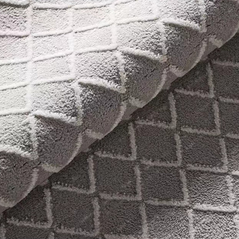 Modern Geometry Print Rug Polyester Indoor Carpet Stain Resistant Area Rug for Living Room