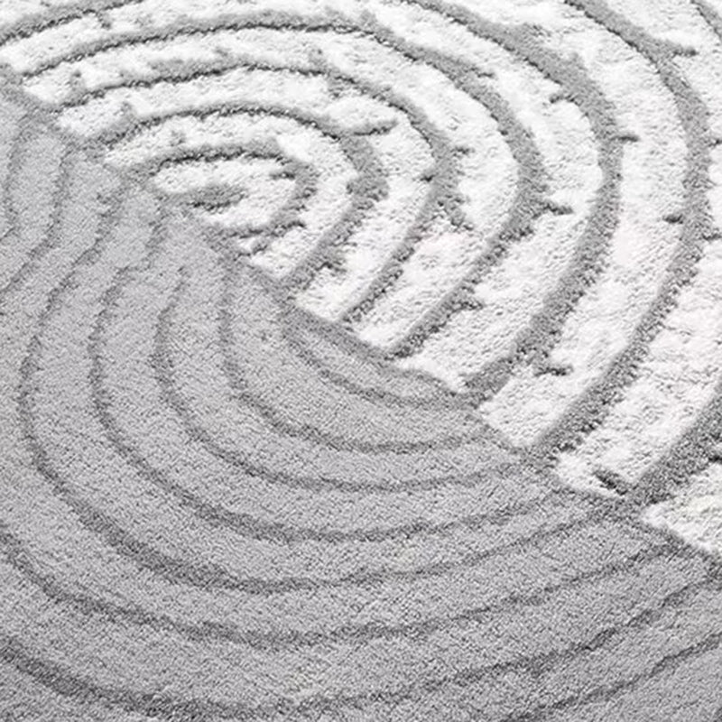 Modern Geometry Print Rug Polyester Indoor Carpet Stain Resistant Area Rug for Living Room