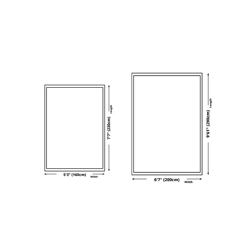 Modern Geometry Print Rug Polyester Indoor Carpet Stain Resistant Area Rug for Living Room