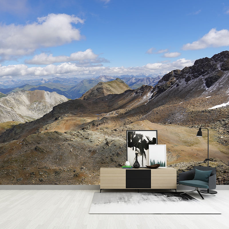 Mountains Mural Stain Resistant Home Decoration Wall Decor for Sleeping Room