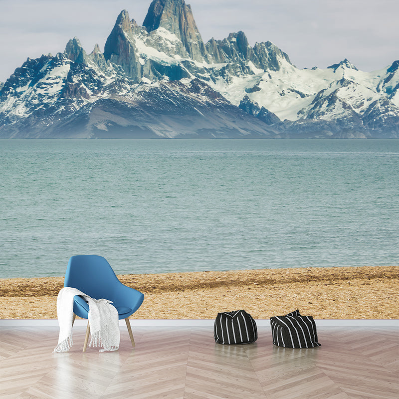 Mountains Mural Stain Resistant Home Decoration Wall Decor for Sleeping Room