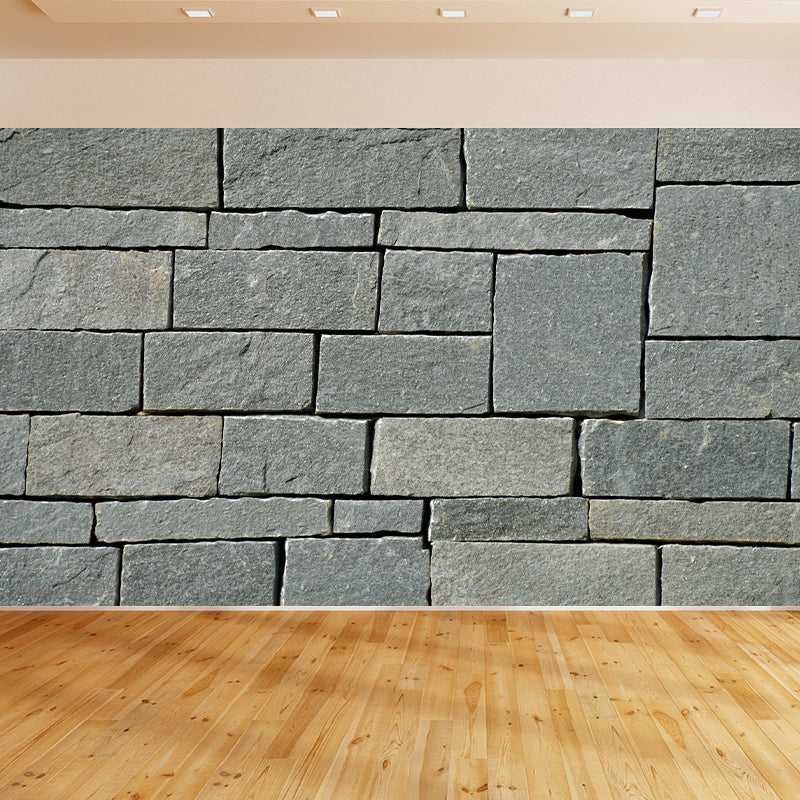 Brick Customized Mural Decal Modern Mildew Resistant Wall Covering for Living Room