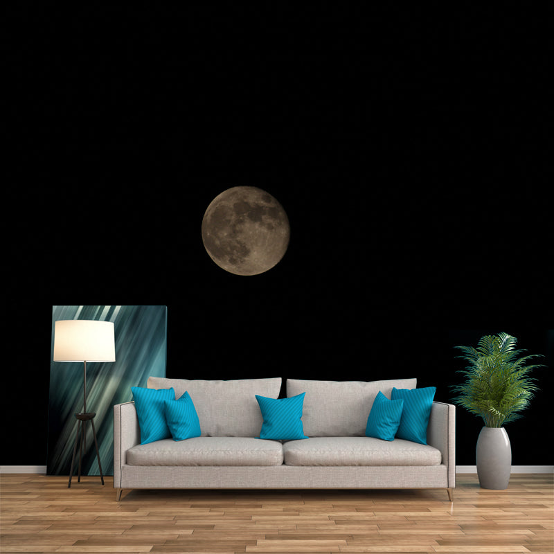 Modern Outer Space Mural Stain Resistant Wall Art for Living Room Sitting Room