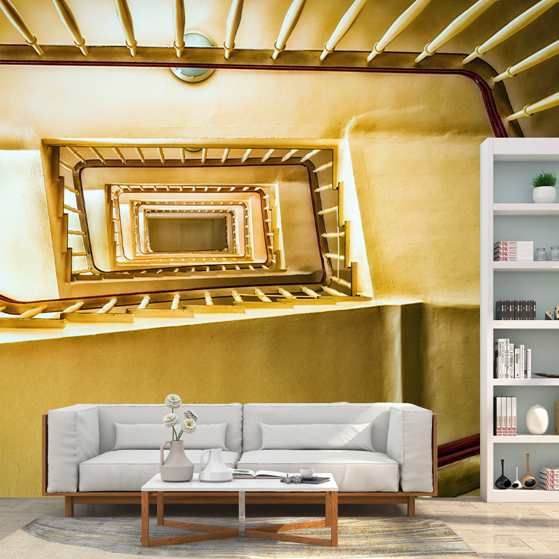 Space Extension Removable Mural Wallpaper Stain-Resistant for Guest Room