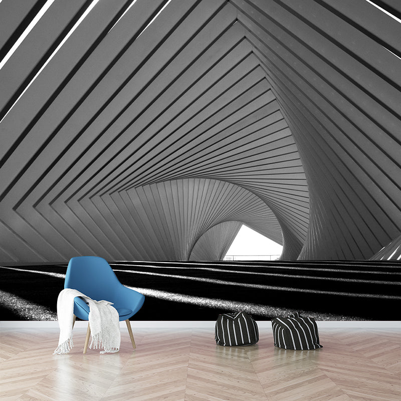 Space Extension Wall Mural Wallpaper for Meeting Room, Moisture Resistant