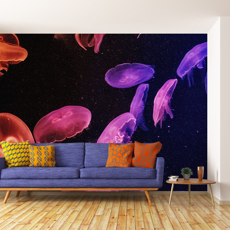 Tropical Sea Fish Mural for Living Room Bedroom, Removable, Customized Size