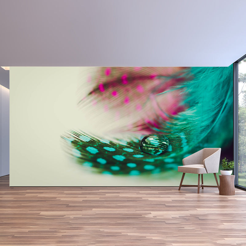 Modern Plumage Wall Covering for Bedroom Home Wall Decor, Moisture Resistant