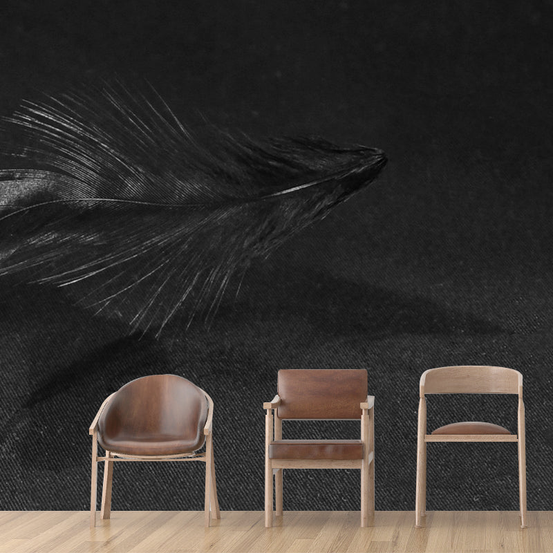 Modern Plumage Wall Covering for Bedroom Home Wall Decor, Moisture Resistant