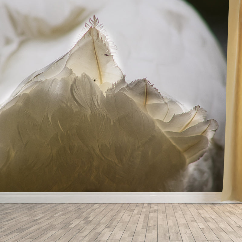 Plumage Mural Moisture-Resistant Wall Decoration for Living Room Bedroom