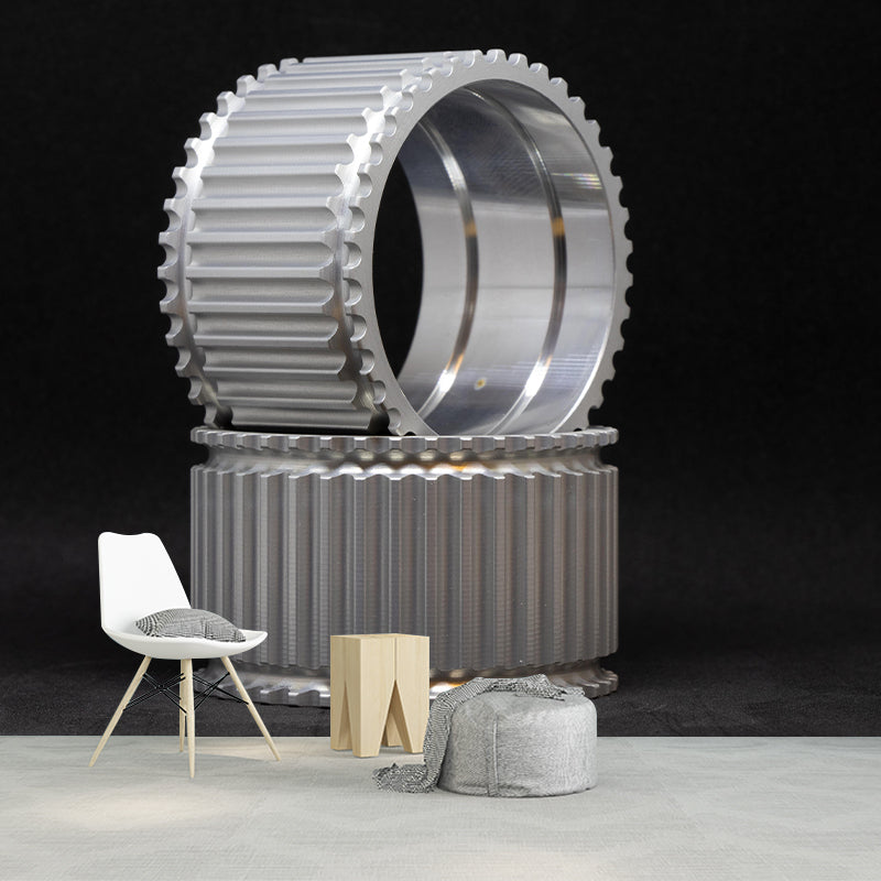 Engine Photography Style Building Mural Mildew Resistant for Wall Decor