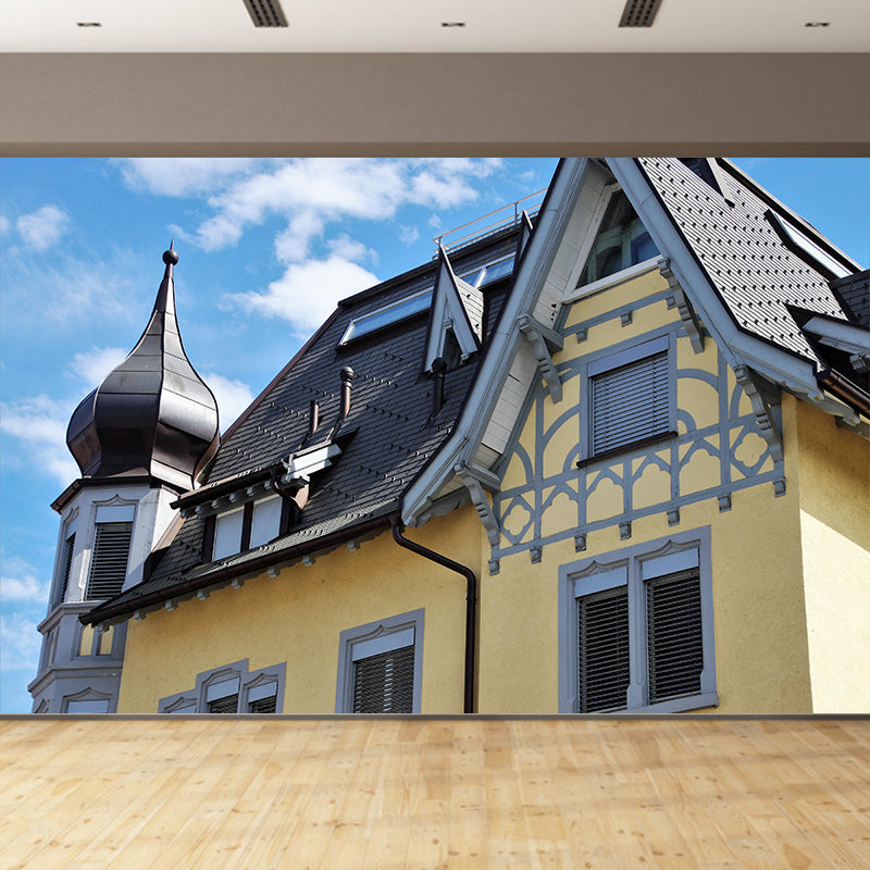 Contemporary Photography Style Building Mural Mildew Resistant for Wall Decor