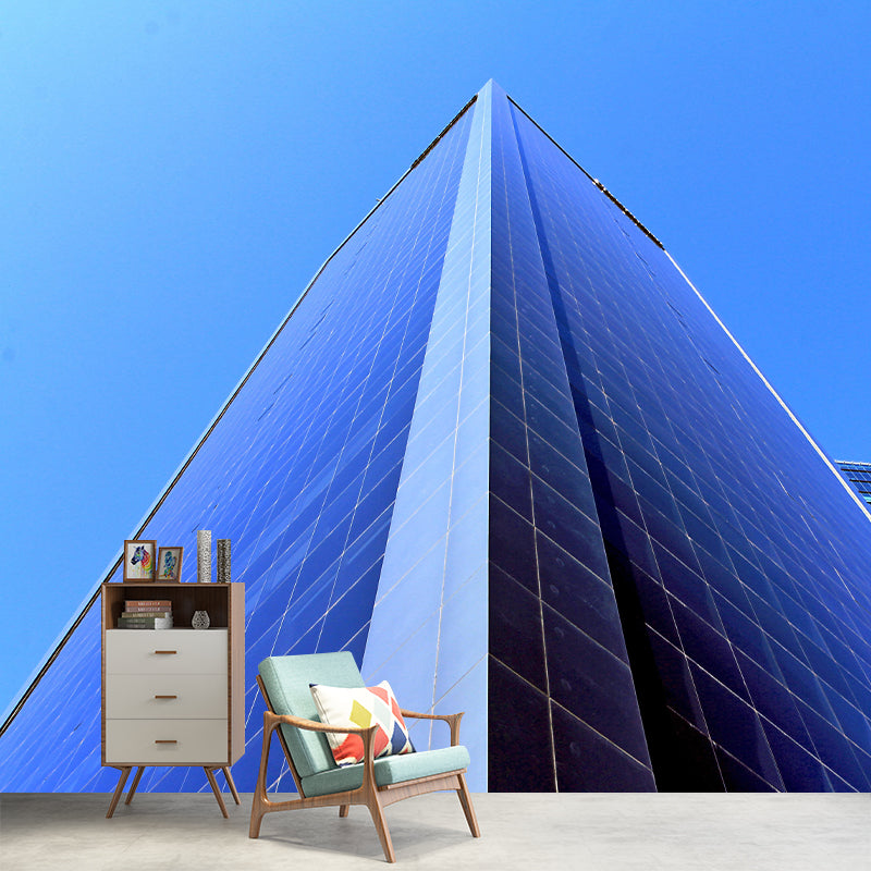 Contemporary Photography Style Building Mural Wallpaper Mildew Resistant for Wall Decor