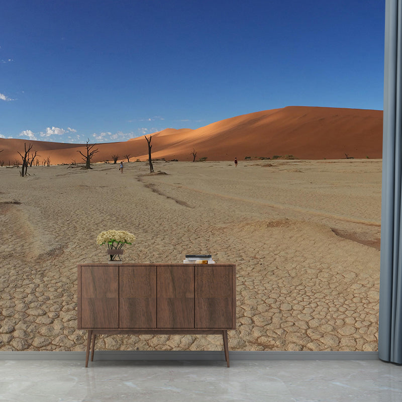 Contemporary Photography Style Desert Mural Mildew Resistant for Wall Decor