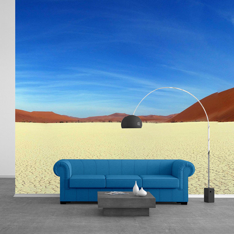 Home Decor Contemporary Photography Style Desert Mural Mildew Resistant