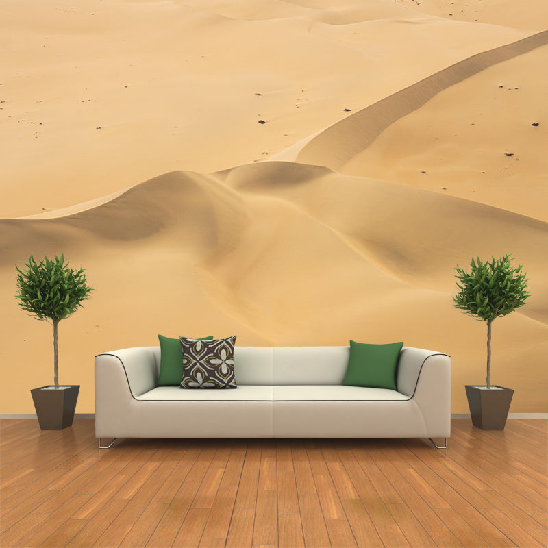Contemporary Photography Style Desert Mural Wallpaper Mildew Resistant Wall Covering