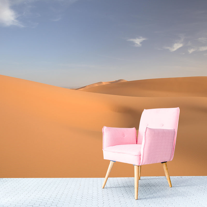 Contemporary Photography Style Desert Mural Wallpaper Mildew Resistant for Room