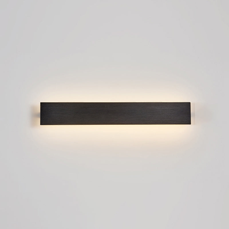 Linear Shape Metal Wall Light Modern Style Single Light Wall Mounted Light Fixture