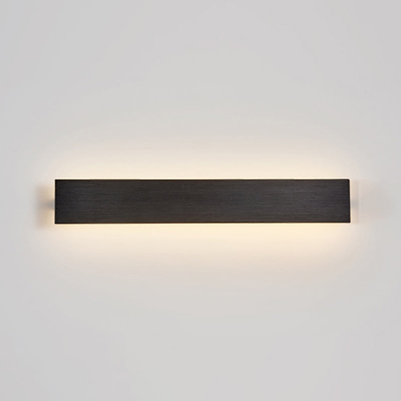 Linear Shape Metal Wall Light Modern Style Single Light Wall Mounted Light Fixture