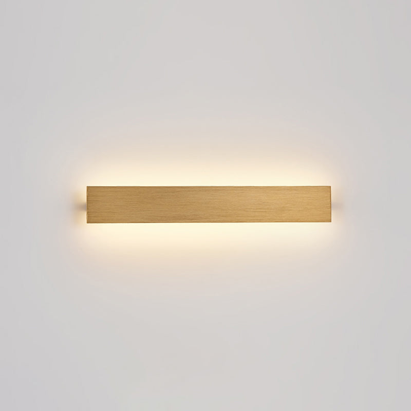 Linear Shape Metal Wall Light Modern Style Single Light Wall Mounted Light Fixture