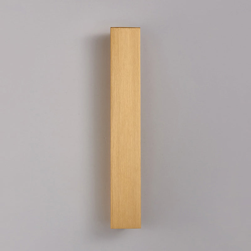 Linear Shape Metal Wall Light Modern Style Single Light Wall Mounted Light Fixture