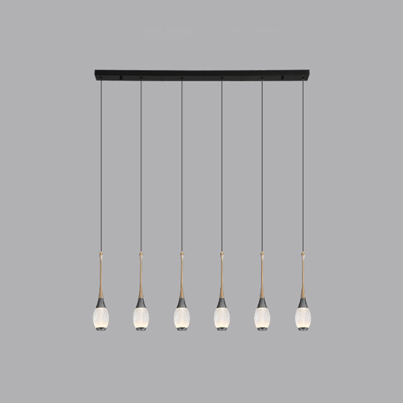 Unique Shape Island Lights Contemporary Style Metal Island Lighting