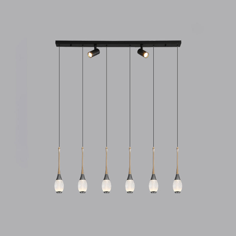 Unique Shape Island Lights Contemporary Style Metal Island Lighting