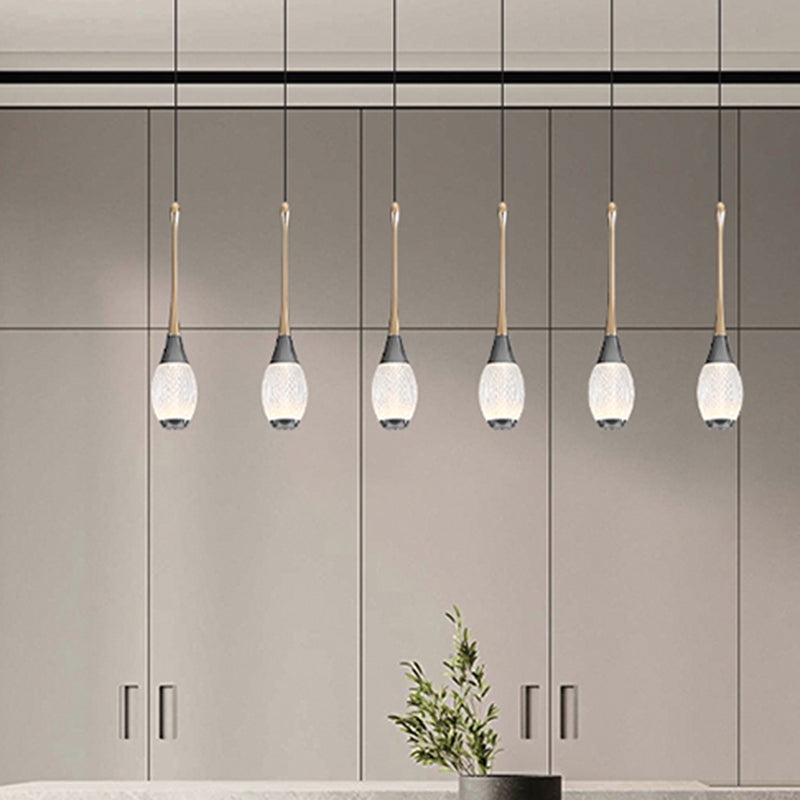 Unique Shape Island Lights Contemporary Style Metal Island Lighting
