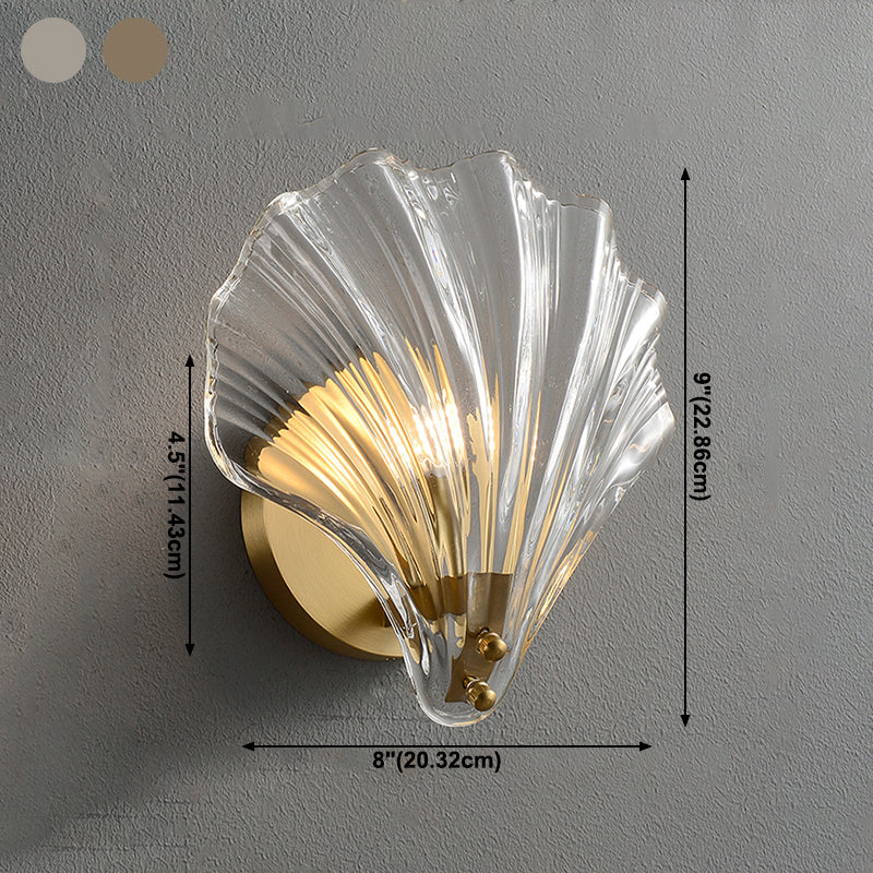 Einzigartige Form Glas Wand Licht modern