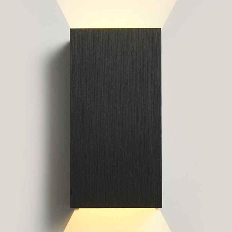 Quadratische Form Metallwand Licht moderner Stil 2 Leichter Wandhalterung Leuchte