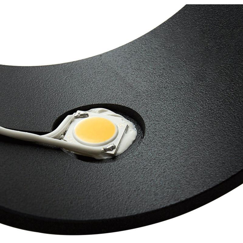 Medio cilindro Luz de pared de metal estilo moderno 2 luces lámparas montadas en la pared