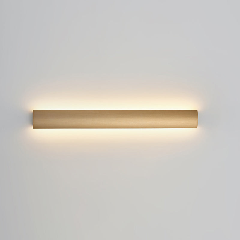 Linear Shape Metal Wall Light Modern Style 1-Light Wall Mounted Lighting