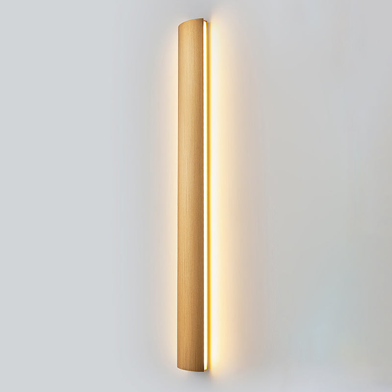 Linear Shape Metal Wall Light Modern Style 1-Light Wall Mounted Lighting