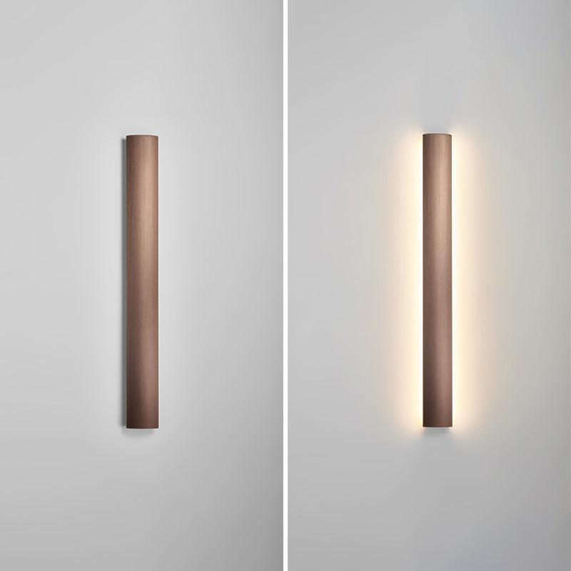 Linear Shape Metal Wall Light Modern Style 1-Light Wall Mounted Lighting
