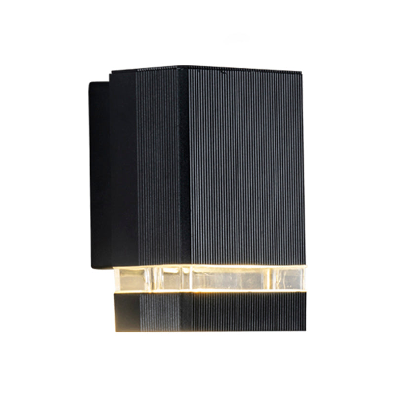 Multi -Lichter Geometrische Metallwandlicht leuchtet moderne Wandhalterung Leuchte in Schwarz