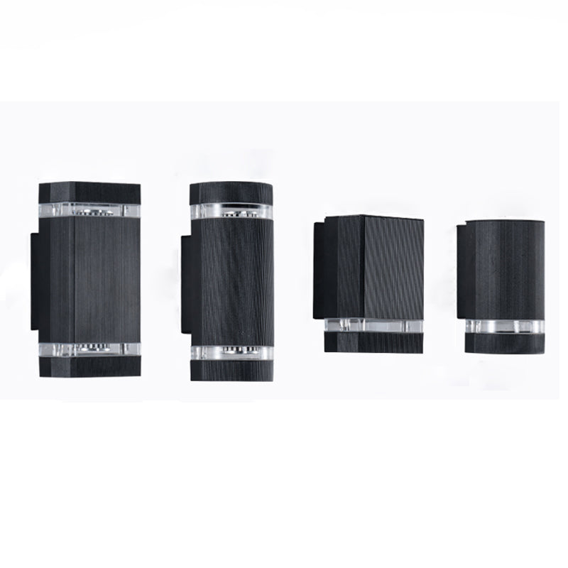 Multi -Lichter Geometrische Metallwandlicht leuchtet moderne Wandhalterung Leuchte in Schwarz