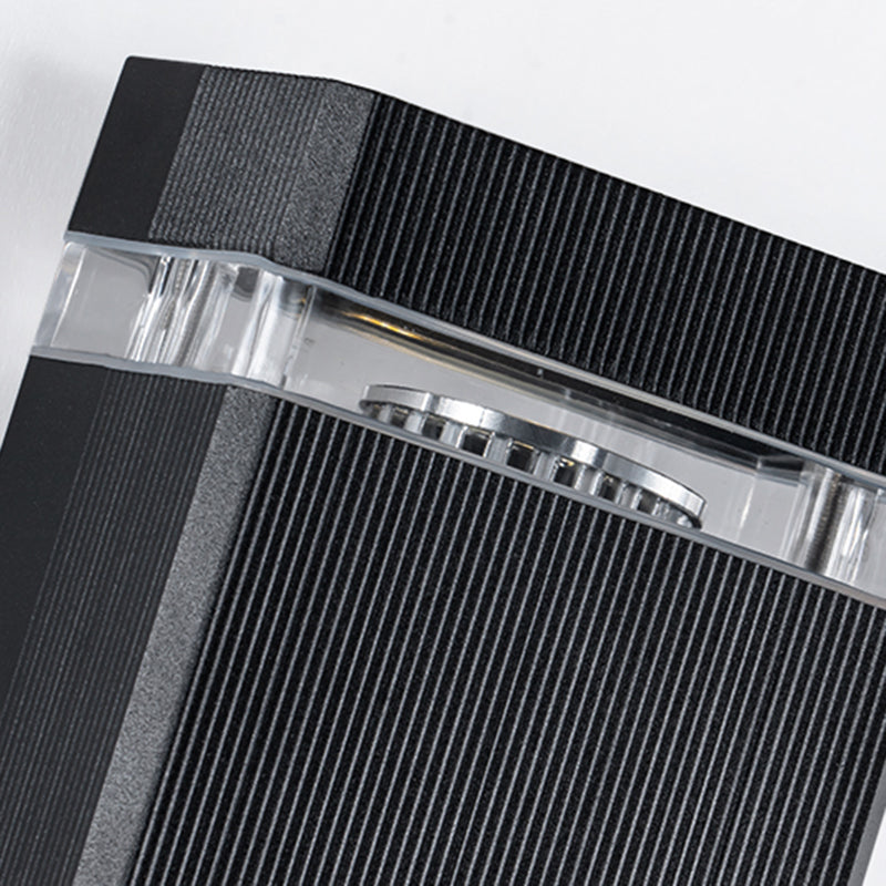 Multi -Lichter Geometrische Metallwandlicht leuchtet moderne Wandhalterung Leuchte in Schwarz