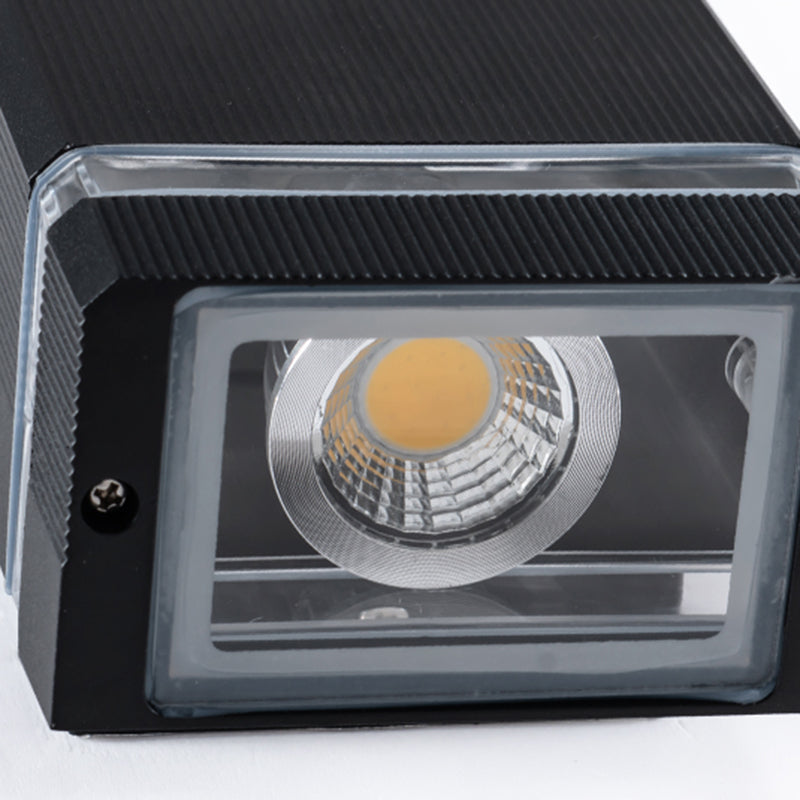 Multi -Lichter Geometrische Metallwandlicht leuchtet moderne Wandhalterung Leuchte in Schwarz